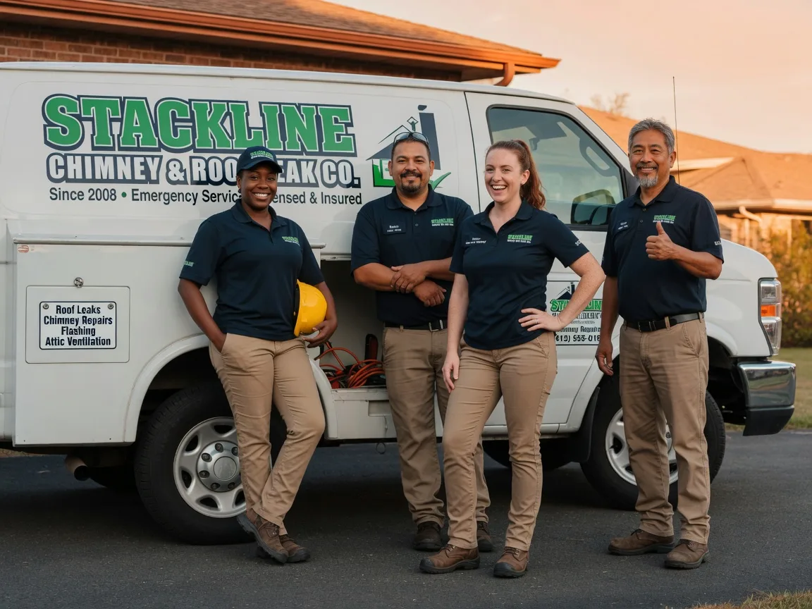 Chimney flashing repair company in Hadley, MI